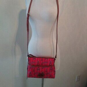 Dooney & Bourke California Angels Baseball Ginger Crossbody Bag Purse